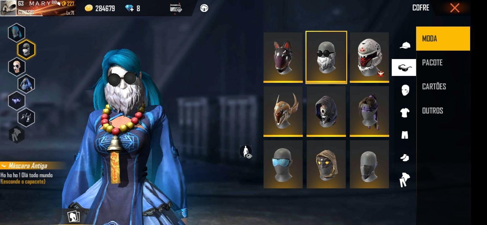 Máscara Antiga - Barbinha